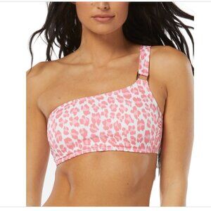 Sundazed Women's Reyna Animal Print One-Shoulder Bikini Top